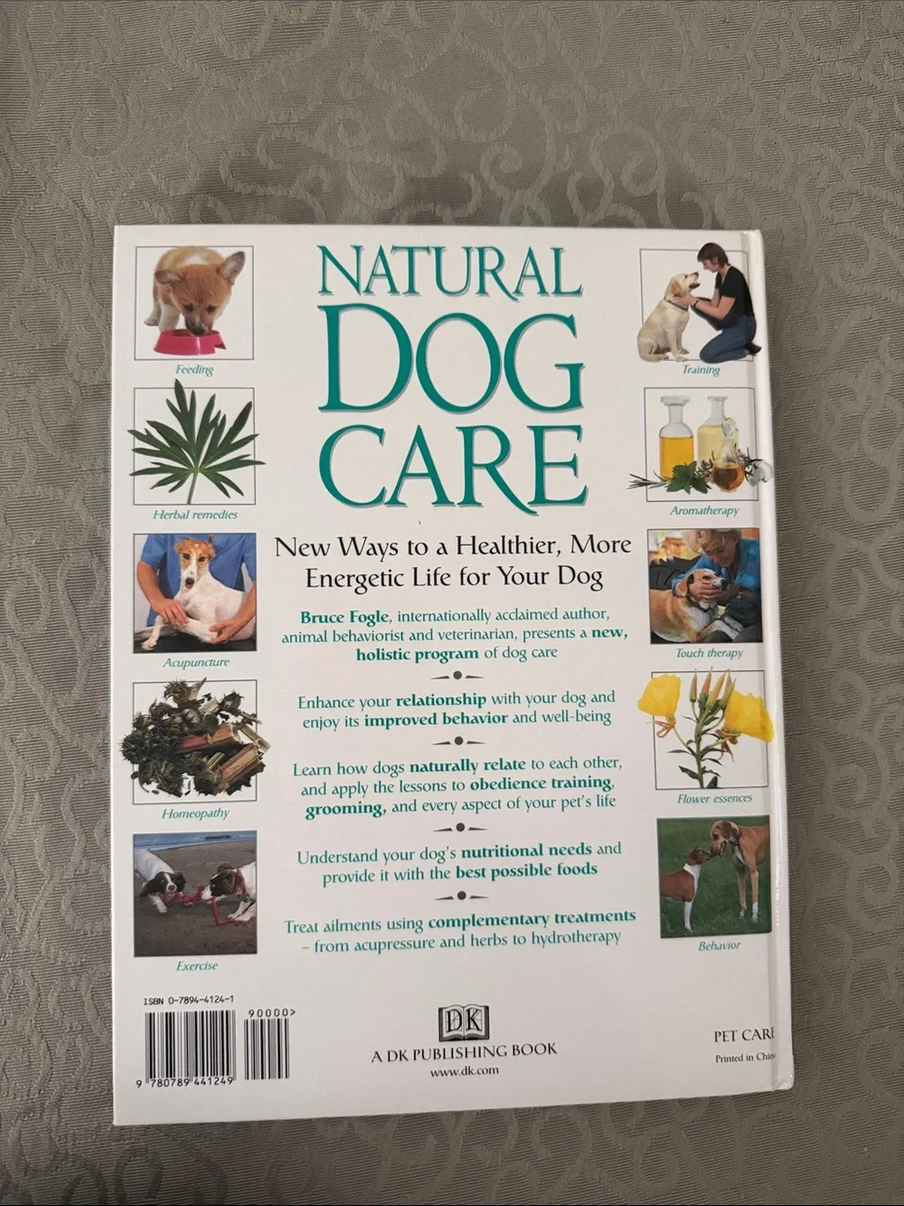 Publish Natural Dog Care — White Cover with Brown Retriever
